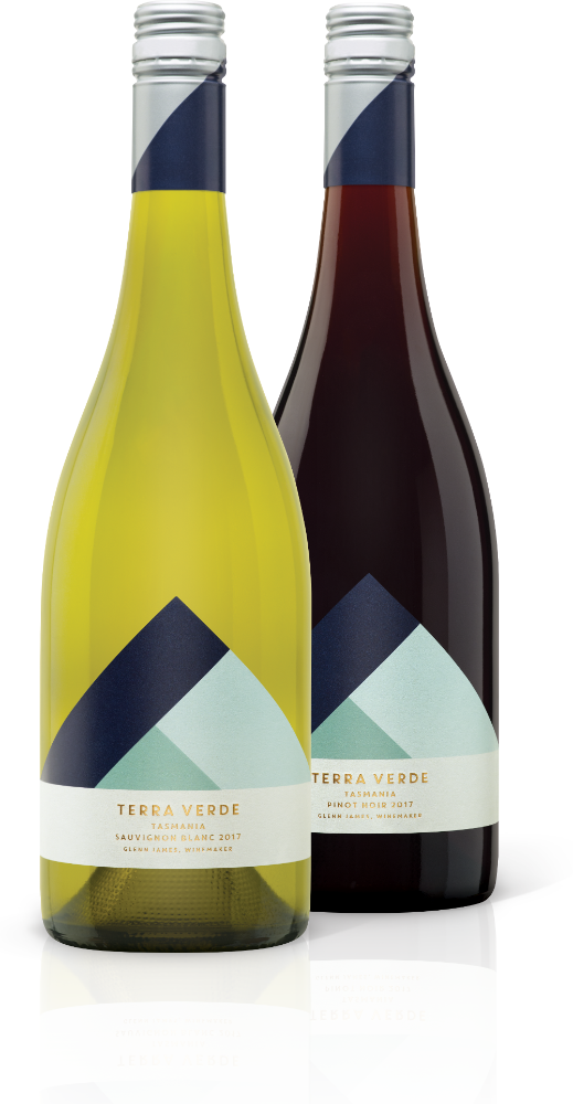 Terra Verde wine bottles